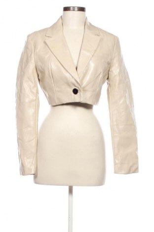 Damen Lederjacke Bershka, Größe XL, Farbe Beige, Preis € 64,99