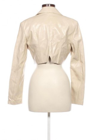 Damen Lederjacke Bershka, Größe XL, Farbe Beige, Preis € 64,99