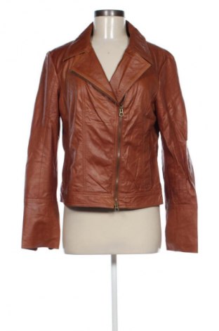 Γυναικείο δερμάτινο μπουφάν De.corp By Esprit, Μέγεθος L, Χρώμα Καφέ, Τιμή 83,99 €