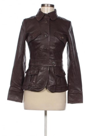 Damen Lederjacke Hallhuber, Größe XS, Farbe Braun, Preis € 112,99