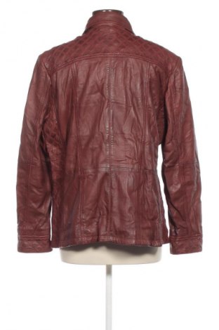 Дамско кожено яке Jilani Collection, Размер XXL, Цвят Червен, Цена 159,99 лв.