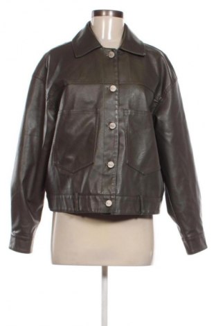 Damen Lederjacke Loft, Größe S, Farbe Grün, Preis 27,99 €