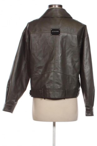Damen Lederjacke Loft, Größe S, Farbe Grün, Preis 27,99 €