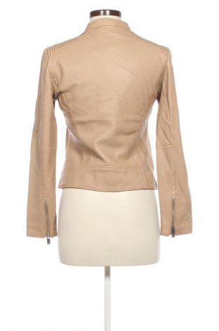 Damen Lederjacke Mango, Größe S, Farbe Beige, Preis 56,99 €