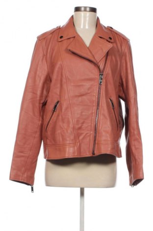 Γυναικείο δερμάτινο μπουφάν Massimo Dutti, Μέγεθος XL, Χρώμα Καφέ, Τιμή 102,99 €