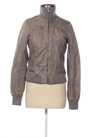 Damen Lederjacke ONLY, Größe M, Farbe Grau, Preis 61,99 €