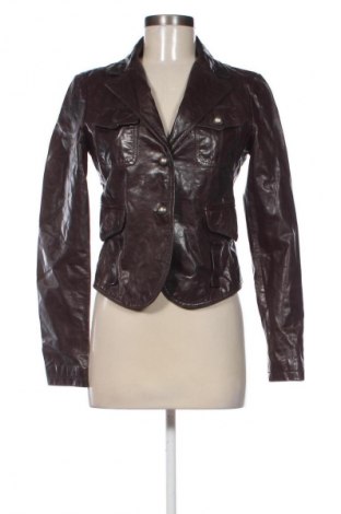 Damen Lederjacke Patrizia Pepe, Größe M, Farbe Braun, Preis 216,92 €