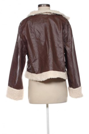 Damen Lederjacke SHEIN, Größe M, Farbe Braun, Preis 40,99 €
