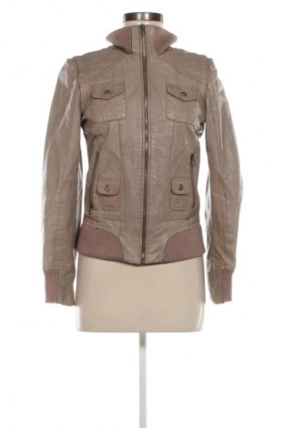 Damen Lederjacke Street One, Größe S, Farbe Beige, Preis 89,99 €