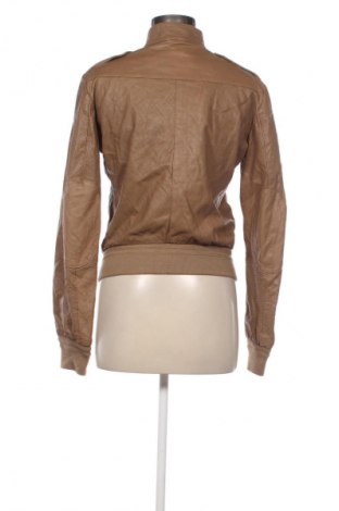 Дамско кожено яке Unbranded, Размер XL, Цвят Бежов, Цена 38,99 лв.