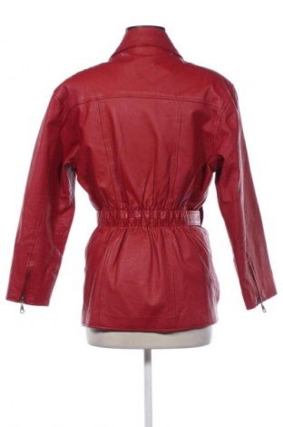 Geacă de piele pentru femei Unbranded, Mărime M, Culoare Roșu, Preț 340,79 Lei