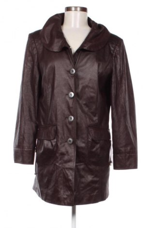 Дамско кожено яке Unbranded, Размер XXL, Цвят Кафяв, Цена 58,00 лв.