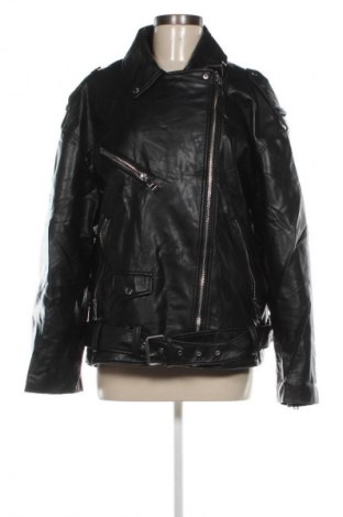 Geacă de piele pentru femei Zara, Mărime L, Culoare Negru, Preț 141,99 Lei