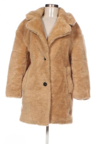Dámský kabát  Bershka, Velikost XS, Barva Béžová, Cena  1 189,00 Kč