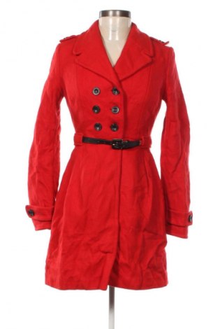 Palton de femei Zara Trafaluc, Mărime XS, Culoare Roșu, Preț 184,99 Lei