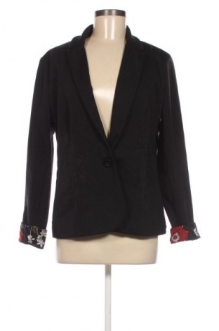 Damski żakiet Desigual, Rozmiar XL, Kolor Czarny, Cena 163,99 zł