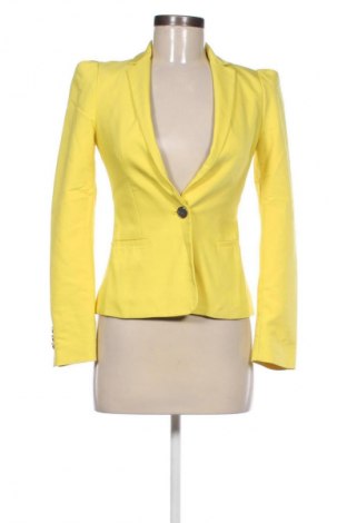 Sacou de femei Zara, Mărime XS, Culoare Galben, Preț 126,40 Lei