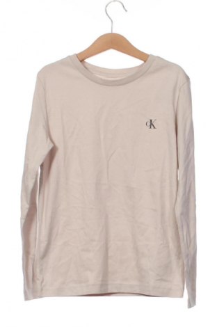 Kinder Shirt Calvin Klein Jeans, Größe 6-7y/ 122-128 cm, Farbe Beige, Preis € 35,99