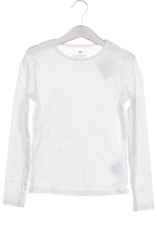Bluză pentru copii H&M, Mărime 6-7y/ 122-128 cm, Culoare Alb, Preț 28,62 Lei