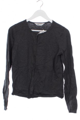 Kinder Strickjacke H&M, Größe 14-15y/ 168-170 cm, Farbe Grau, Preis 8,70 €
