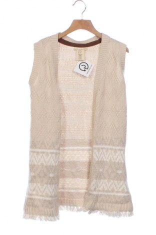 Kinder Strickjacke Unbranded, Größe 6-7y/ 122-128 cm, Farbe Beige, Preis 6,99 €