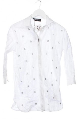 Kinderhemd Karl Lagerfeld, Größe 11-12y/ 152-158 cm, Farbe Weiß, Preis 69,99 €