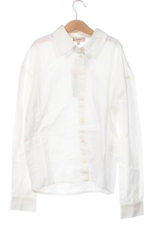 Kinderhemd ONLY, Größe 12-13y/ 158-164 cm, Farbe Weiß, Preis € 17,99