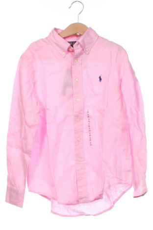 Kinderhemd Polo, Größe 7-8y/ 128-134 cm, Farbe Rosa, Preis 80,99 €