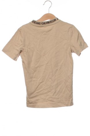 Kinder T-Shirt Calvin Klein Jeans, Größe 6-7y/ 122-128 cm, Farbe Beige, Preis € 26,99