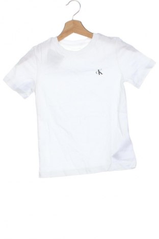 Kinder T-Shirt Calvin Klein Jeans, Größe 6-7y/ 122-128 cm, Farbe Weiß, Preis 13,99 €