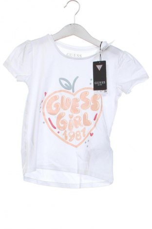 Kinder T-Shirt Guess, Größe 6-7y/ 122-128 cm, Farbe Weiß, Preis 31,99 €
