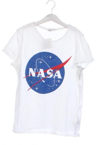 Kinder T-Shirt H&M, Größe 12-13y/ 158-164 cm, Farbe Weiß, Preis 6,99 €