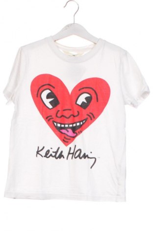 Tricou pentru copii H&M, Mărime 8-9y/ 134-140 cm, Culoare Alb, Preț 31,58 Lei