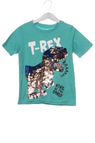 Dziecięcy T-shirt H&M, Rozmiar 6-7y/ 122-128 cm, Kolor Zielony, Cena 26,21 zł