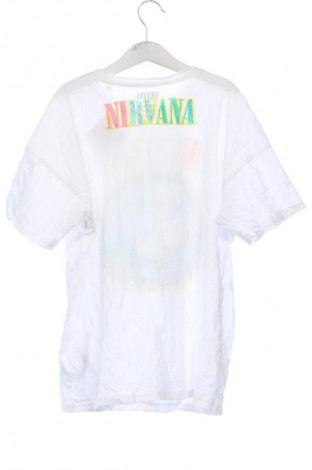 Παιδικό μπλουζάκι Nirvana, Μέγεθος 15-18y/ 170-176 εκ., Χρώμα Λευκό, Τιμή 8,00 €