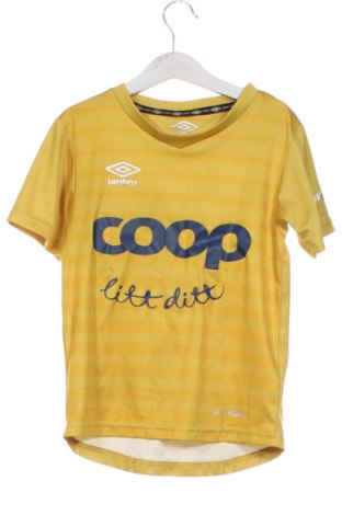 Kinder T-Shirt Umbro, Größe 5-6y/ 116-122 cm, Farbe Gelb, Preis 8,18 €