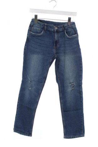 Детски дънки Zara, Размер 12-13y/ 158-164 см, Цвят Син, Цена 17,60 лв.