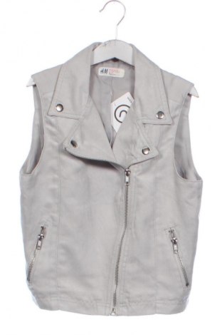 Kinderweste H&M, Größe 10-11y/ 146-152 cm, Farbe Grau, Preis 10,74 €