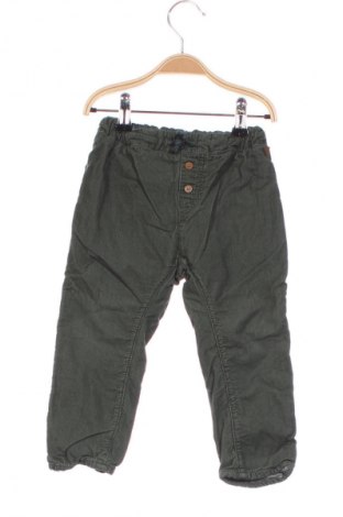 Pantaloni pentru copii H&M, Mărime 18-24m/ 86-98 cm, Culoare Verde, Preț 55,26 Lei
