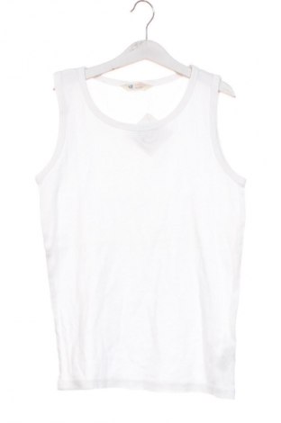 Μπλουζάκι αμάνικο παιδικό H&M, Μέγεθος 12-13y/ 158-164 εκ., Χρώμα Λευκό, Τιμή 5,12 €