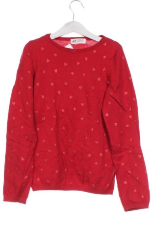 Pulover pentru copii H&M, Mărime 8-9y/ 134-140 cm, Culoare Roșu, Preț 31,99 Lei
