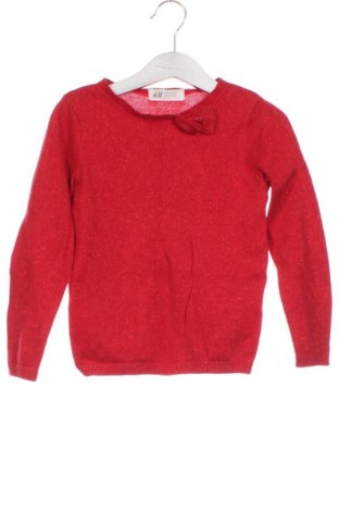 Gyerek pulóver H&M, Méret 2-3y / 98-104 cm, Szín Piros, Ár 2 359 Ft