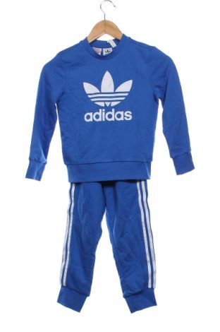 Kinder Sportanzug Adidas, Größe 6-7y/ 122-128 cm, Farbe Blau, Preis 74,99 €