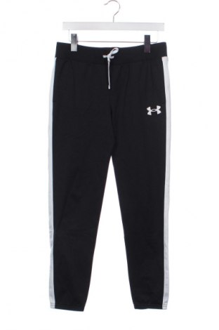 Детско спортно долнище Under Armour, Размер 11-12y/ 152-158 см, Цвят Черен, Цена 33,24 лв.