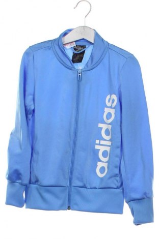Bluză de trening, pentru copii Adidas, Mărime 6-7y/ 122-128 cm, Culoare Albastru, Preț 89,00 Lei