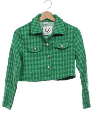 Kinderjacke SHEIN, Größe 11-12y/ 152-158 cm, Farbe Grün, Preis 22,99 €