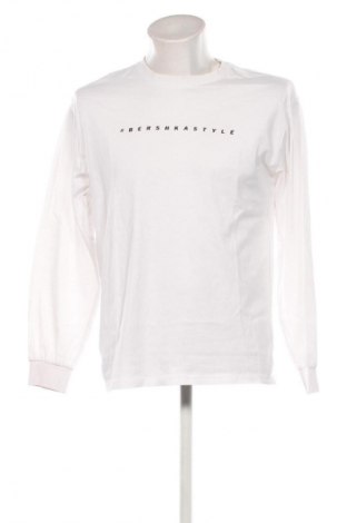 Herren Shirt Bershka, Größe M, Farbe Weiß, Preis 9,72 €