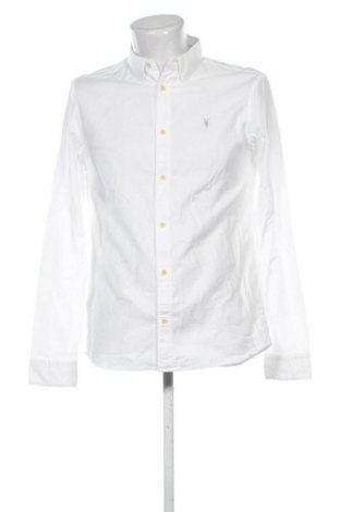 Herrenhemd AllSaints, Größe M, Farbe Weiß, Preis € 82,99