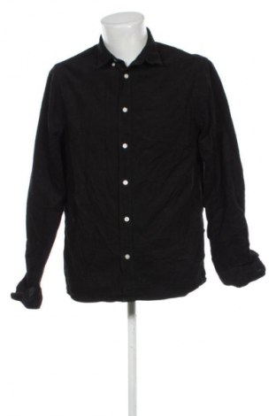Мъжка риза H&M, Размер M, Цвят Черен, Цена 29,99 лв.