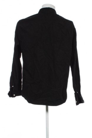 Мъжка риза H&M, Размер M, Цвят Черен, Цена 29,99 лв.